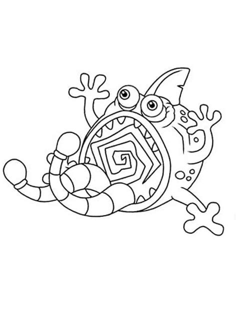 My Singing Monsters Coloring Page Coloring Home