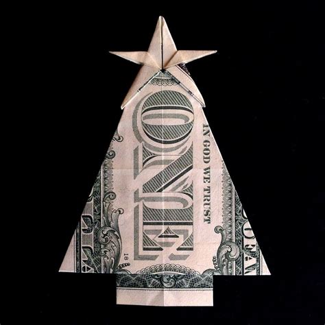 How To Fold A Dollar Bill Into A Christmas Ornament
