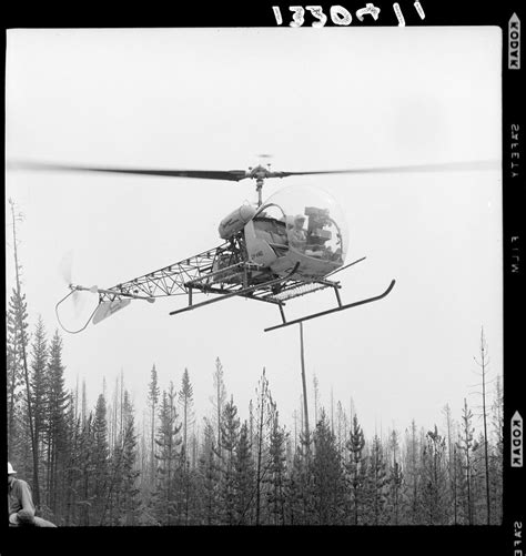 Bc Archives Na 20262 Mil Fire Helicopter Operations 1960 Flickr