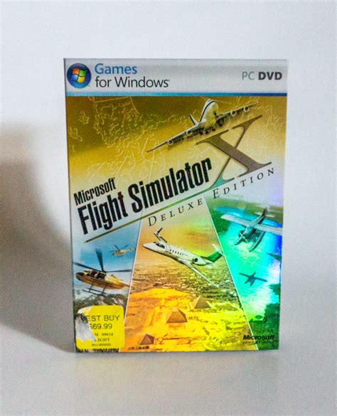 Microsoft Flight Simulator X Deluxe Edition Pc Dvd 2 Disc Wkey Ebay