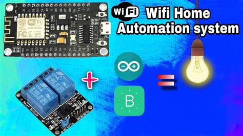 Wifi Home Automation System With Node Mcu Esp8266 And Blynk Youtube