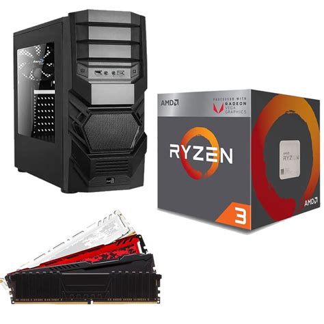 Here are some examples of searches: Pc Cpu Gamer Amd Ryzen 3 2200g + 8gb Ddr4 + A320m + Hd 1tb ...