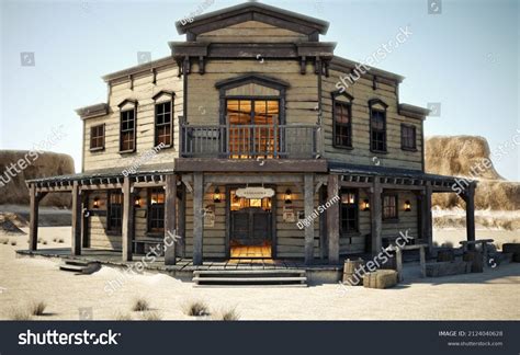 Old West Saloon Exterior