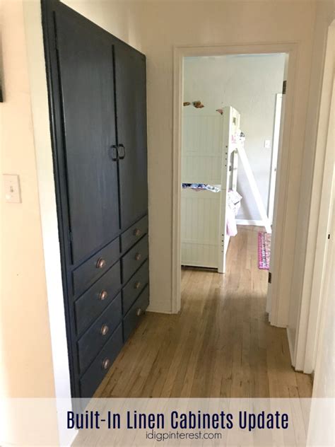 Purchase this stylish linen cabinet alone or with other items from the st. Built-In Linen Cabinets Update - I Dig Pinterest
