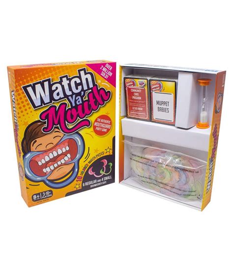 Chocozone Watch Your Mouth Mouthpiece Challenge Game For Families And