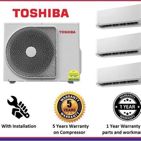 Toshiba YouMe 5 Ticks System 3 Multi Split Air Conditioner Air Con