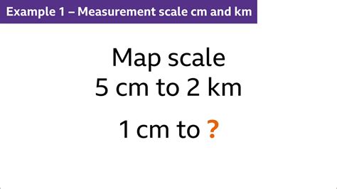 Map Scales And Ratio Ks3 Maths Bbc Bitesize Bbc Bitesize
