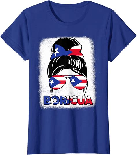 Womens Puerto Rico Hispanic Heritage Boricua Puerto Rican Flag T Shirt