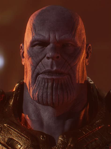 Thanos 3d Model Real Time Finished Projects Blender Artists Community