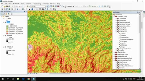 Create Slope Map From Dem In Arcgis Youtube