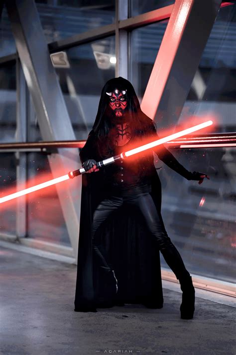 full view of my gender bent darth maul cosplay self cosplay star wars awesome gender bend