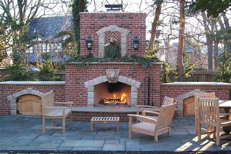 Homemade Outdoor Brick Fireplace 2021 Do Yourself Ideas