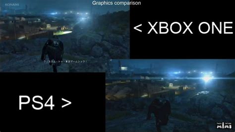 Ps4 Vs Xbox One Graphics Comparison Mgs V Youtube