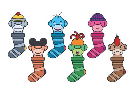 Sock Monkey Vector Download Free Vector Art Stock Graphics And Images