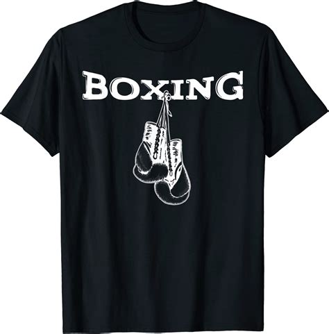 Boxing Shirts For Men Vintage Boxer Training Apparel T Shirt Uk Fashion