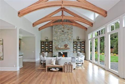 23 Extraordinary Ceilings With Exposed Beams Elevate Interior Space