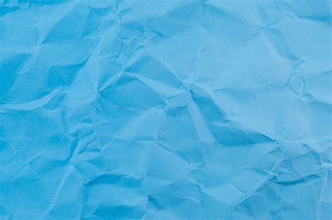 Premium Photo Blue Crumpled Paper Texture Background