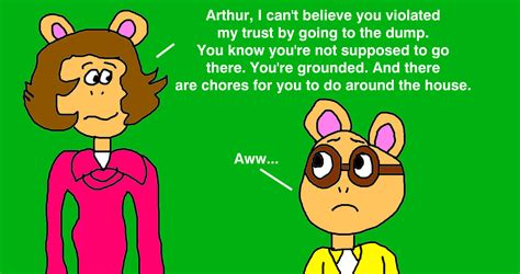 arthur read punished on going to the dump by mjegameandcomicfan89 on deviantart