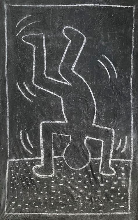 Bid Now Keith Haring 1958 1990 Subway Drawing Circa 1980 November