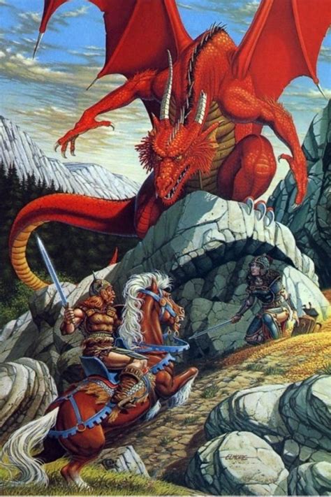 Ancient Red Dragon From Dungeons And Dragons Dungeons And Dragons