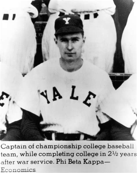 Dom Amore George H W Bush Honed Leadership Skills As Yales Baseball