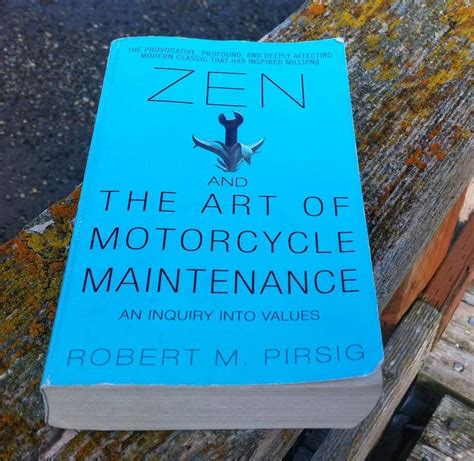 The art of motorcycle maintenance' maybe. 'Zen And The Art of Motorcycle Maintenance' Author Robert ...