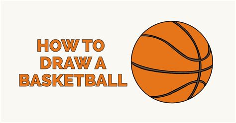 How To Draw A Basketball Really Easy Drawing Tutorial How To Draw A