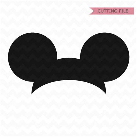 Mickey Mouse Ears Svg Mickey Mouse Head Svg And Png File Etsy Israel
