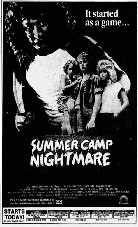 Summer Camp Nightmare Horror Movie Trailers Movie Trailers