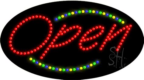 open animated led sign business led signs   neon