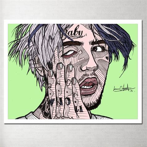 Pin By Emily Cerqueiro On Lil Peep Sketches Drawings Hip Hop Artwork