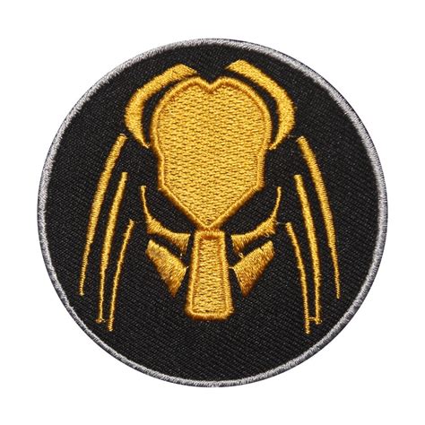 Predator Superhero Embroidered Iron On Sew On Patch Badge For Etsy