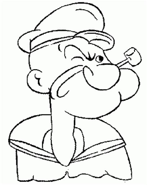 Popeye Coloring Pages Printable Coloring Home