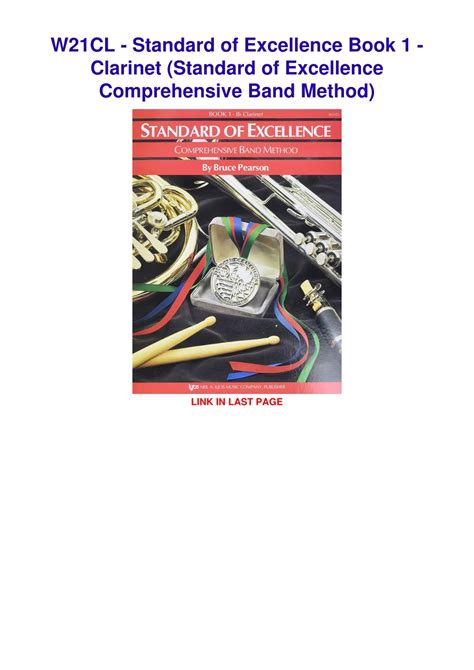 Ppt Download Book Pdf W21cl Standard Of Excellence Book 1