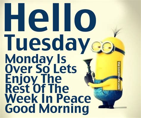 Below you will find quotes about monday, tuesday, wednesday, and thursday. 50 Cute Happy Tuesday Cartoon Quotes