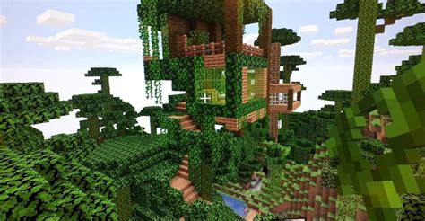Epic Jungle Treehouse Rminecraft