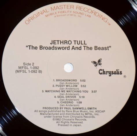 Jethro Tull The Broadsword And The Beast Sw Remix And Sessions Coming