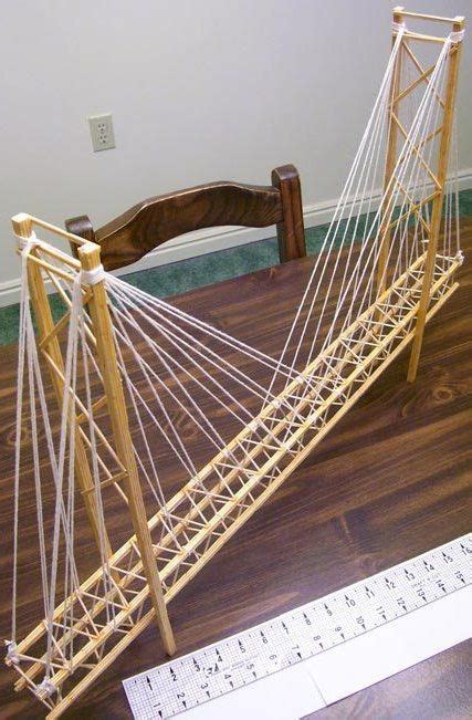 Bridge Structure Bridge Model Woodworking Projects For Kids Wood