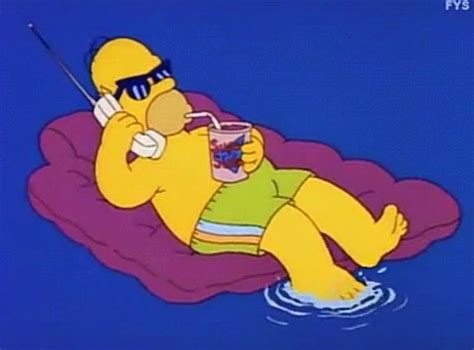 Homero Descansando In The Simpsons Homer Simpson Simpsons Cartoon