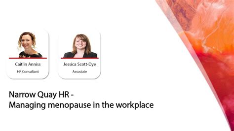 Nqhr Webinar Managing Menopause In The Workplace 8 June 2020 Youtube