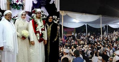 5 Momen Pernikahan Putri Habib Rizieq Syarifah Najwa Shihab Yang
