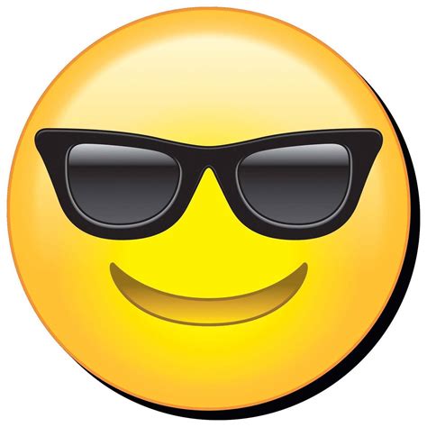 Cool Sunglasses Emoji Magnet Yellow Magnets