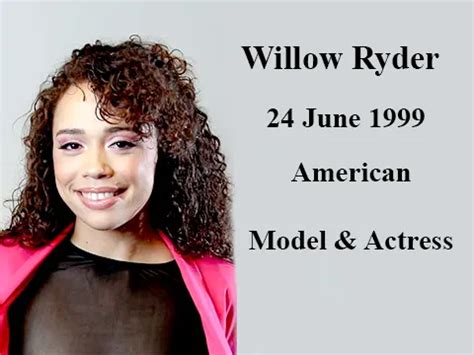 Who Is Willow Ryder Wiki Bio Age Height Weight Facts