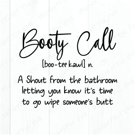 Booty Call Svg Funny Bathroom Svg Bathroom Svg Bathroom Etsy Canada