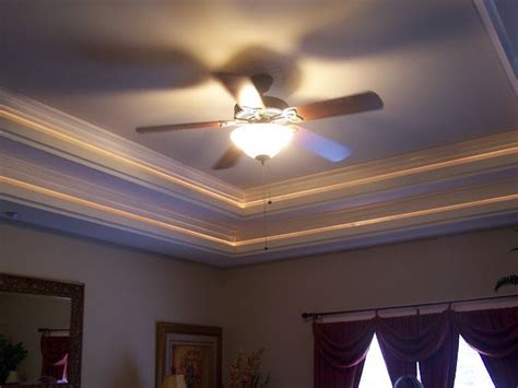 Double Tray Ceiling With Concealed Lighting Tray Ceiling With Lights