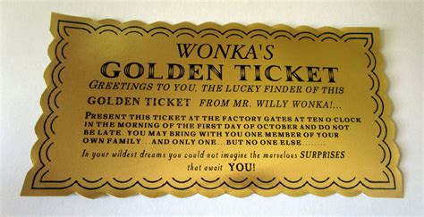 Golden Ticket Classic Legendary Letters