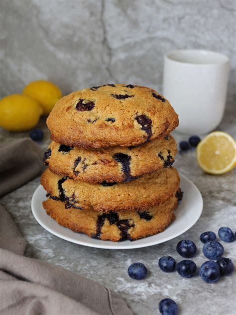 Gluten Free Lemon Blueberry Muffin Tops Recipe Savory Spin