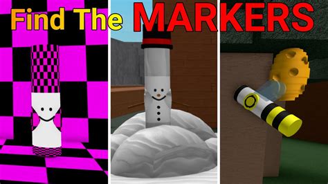 Find The Markers Roblox Youtube