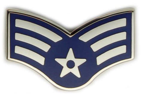 Usaf Senior Airman E 4 Metal Rank Insignia Pair Air Force Metal Rank