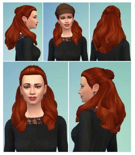 Diner For Bun Hair At Birksches Sims Blog Sims 4 Updates